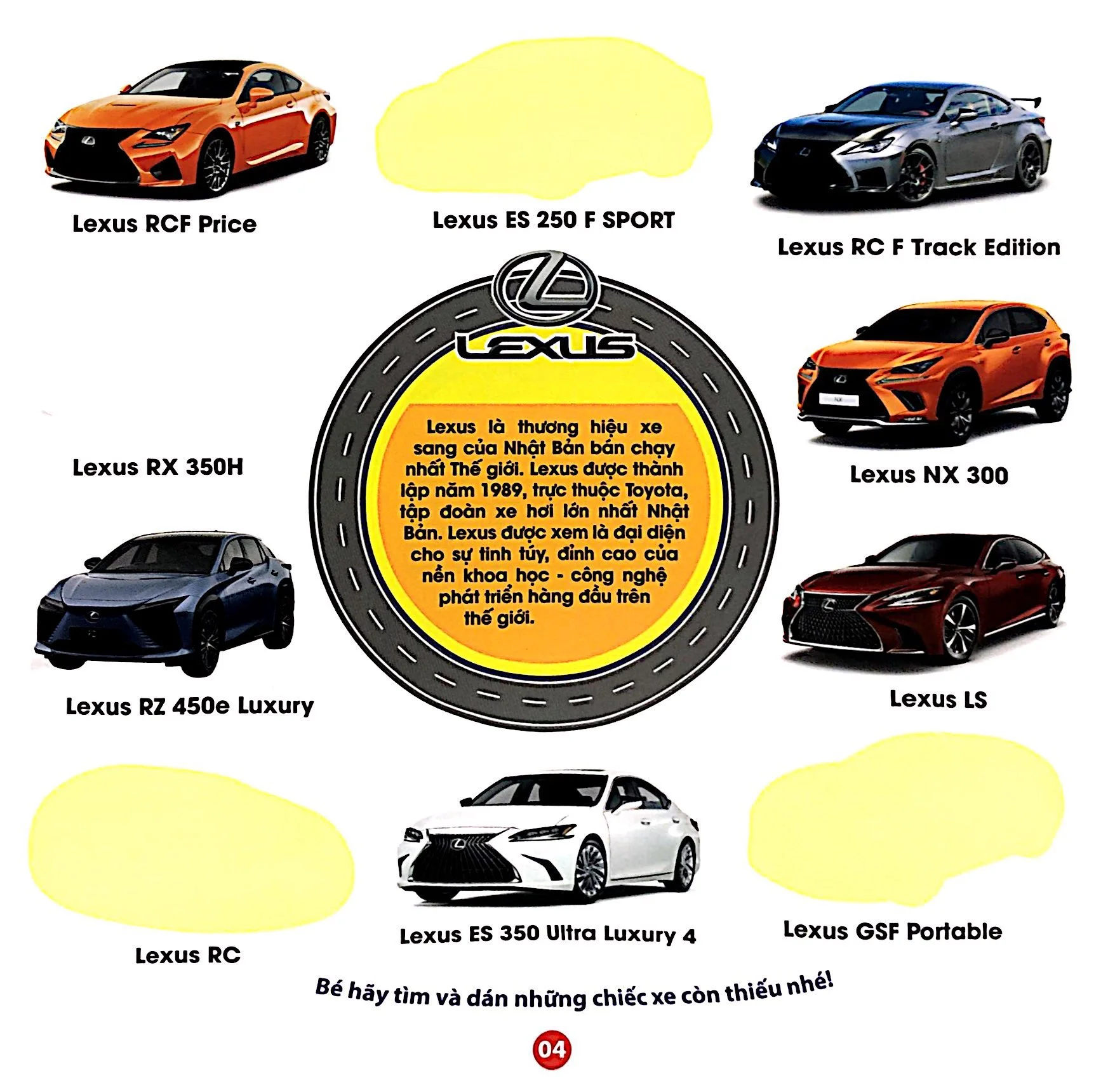 (KSD-893523000084) Trò Chơi Bóc Dán Sticker - Siêu Xe