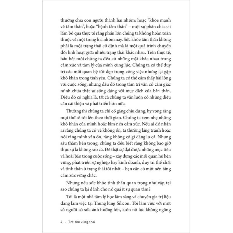 Trái Tim Vững Chãi: Cải Thiện Sức Khỏe Cảm Xúc, Nâng Chất Cuộc Sống