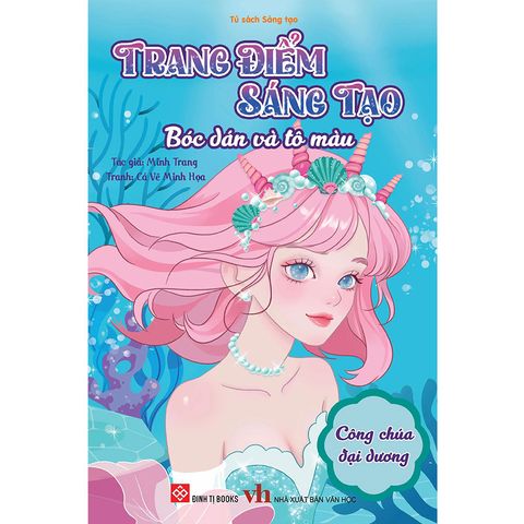 Trang Điểm Sáng Tạo - Bóc Dán và Tô Màu - Công Chúa Đại Dương