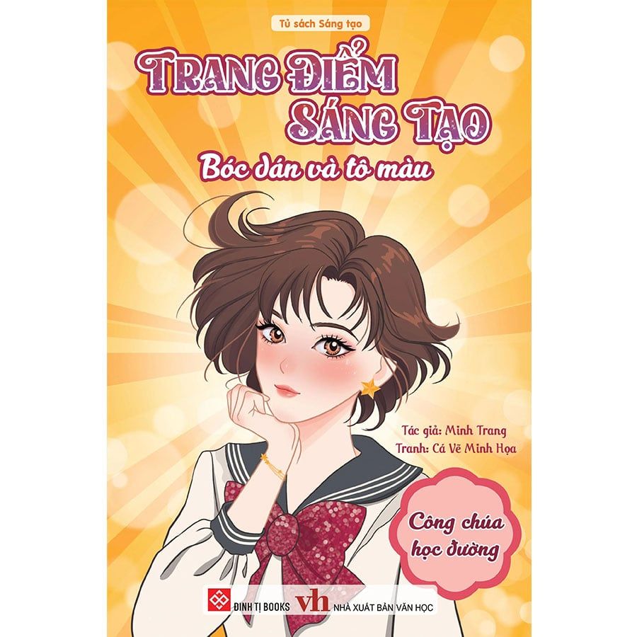 Trang Điểm Sáng Tạo - Bóc Dán và Tô Màu - Công Chúa Học Đường