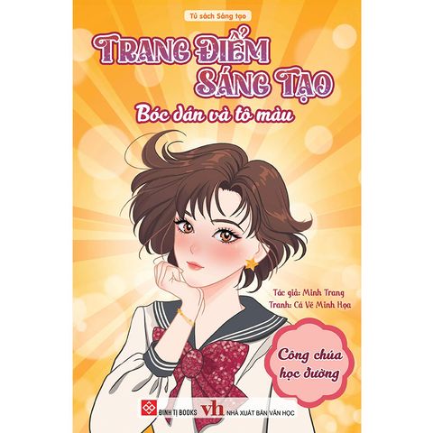 Trang Điểm Sáng Tạo - Bóc Dán và Tô Màu - Công Chúa Học Đường