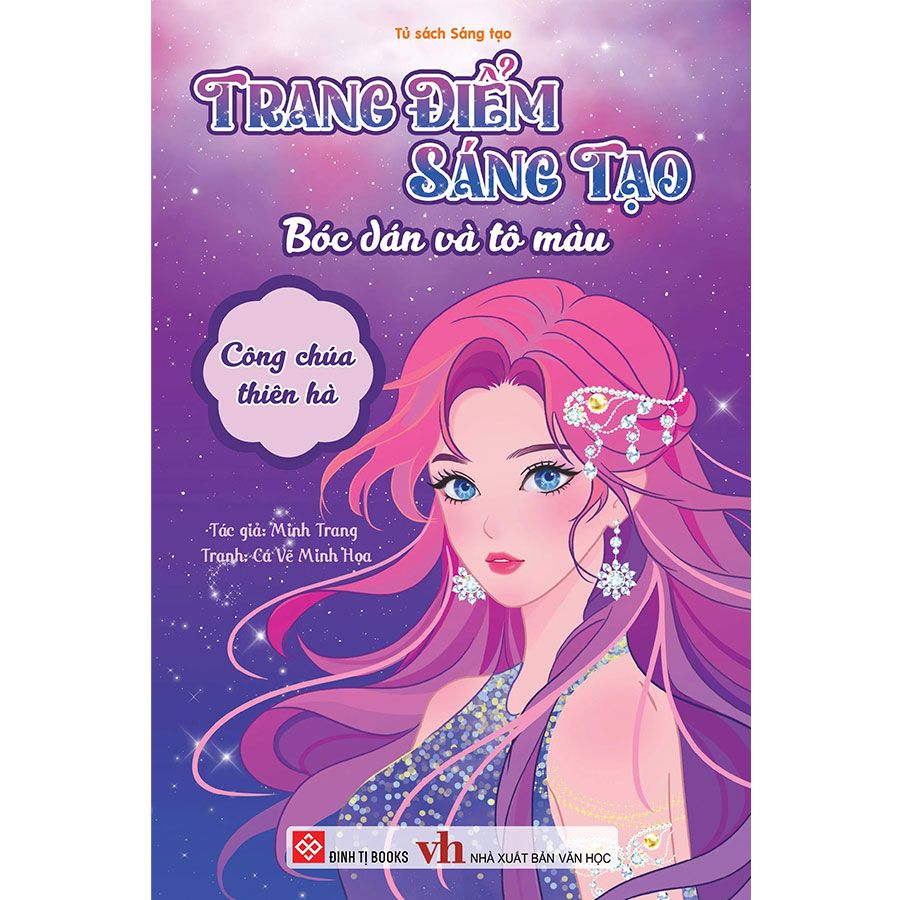 Trang Điểm Sáng Tạo - Bóc Dán và Tô Màu - Công Chúa Thiên Hà