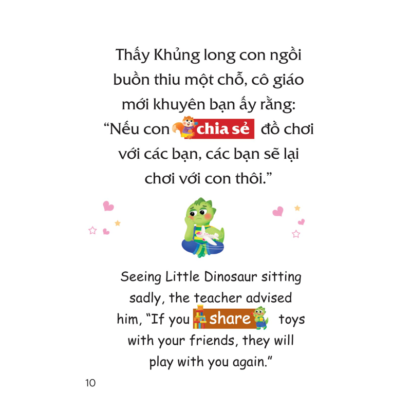 Truyện Tranh Sn V-A Cho Bé - Chân Thành Chia Sẻ Vui Vẻ Bên Nhau