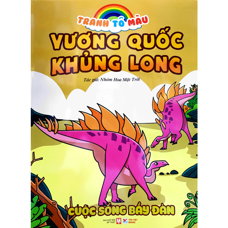 Tranh Tô Màu - Vương Quốc Khủng Long - Cuộc Sống Bầy Đàn