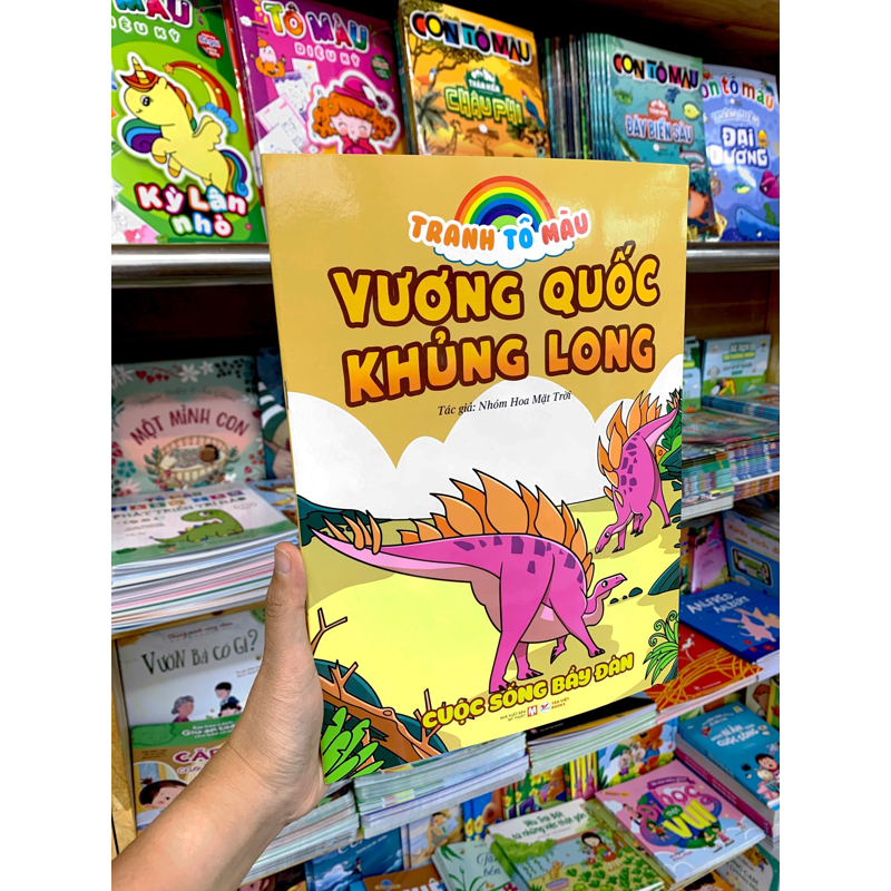 Tranh Tô Màu - Vương Quốc Khủng Long - Cuộc Sống Bầy Đàn