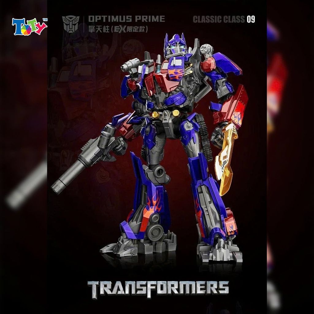 Mô Hình Trang Trí Transformers - CC - Ex Optimus Prime & Megatron - Blokees - ET45