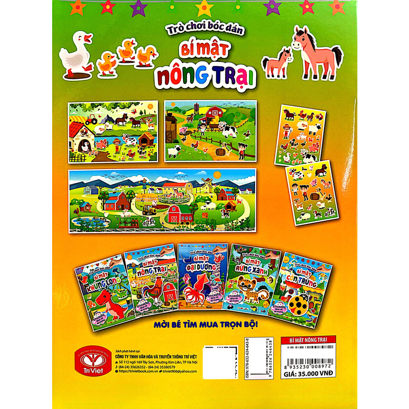 Trò Chơi Bóc Dán - Bí Mật Nông Trại