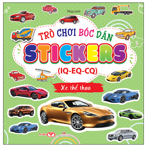 Trò Chơi Bóc Dán Sticker IQ-EQ-CQ - Xe Thể Thao