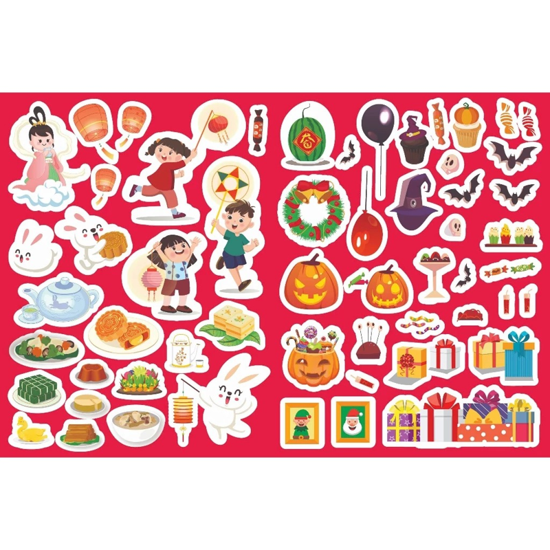 Trò Chơi Sticker - Bé Vui Chơi Lễ Hội