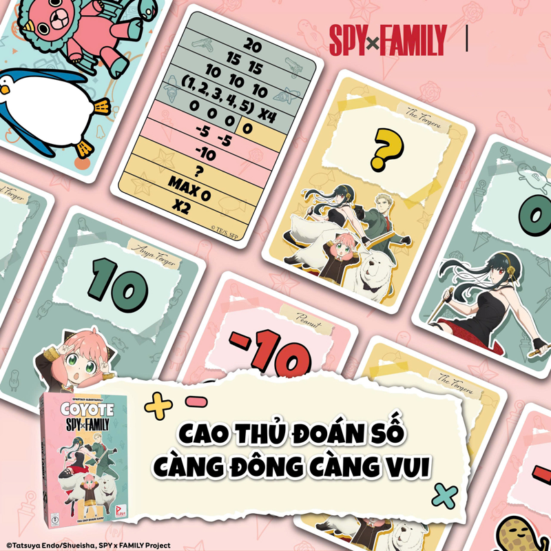 Trò Chơi Thẻ Bài Coyote Spy X Family