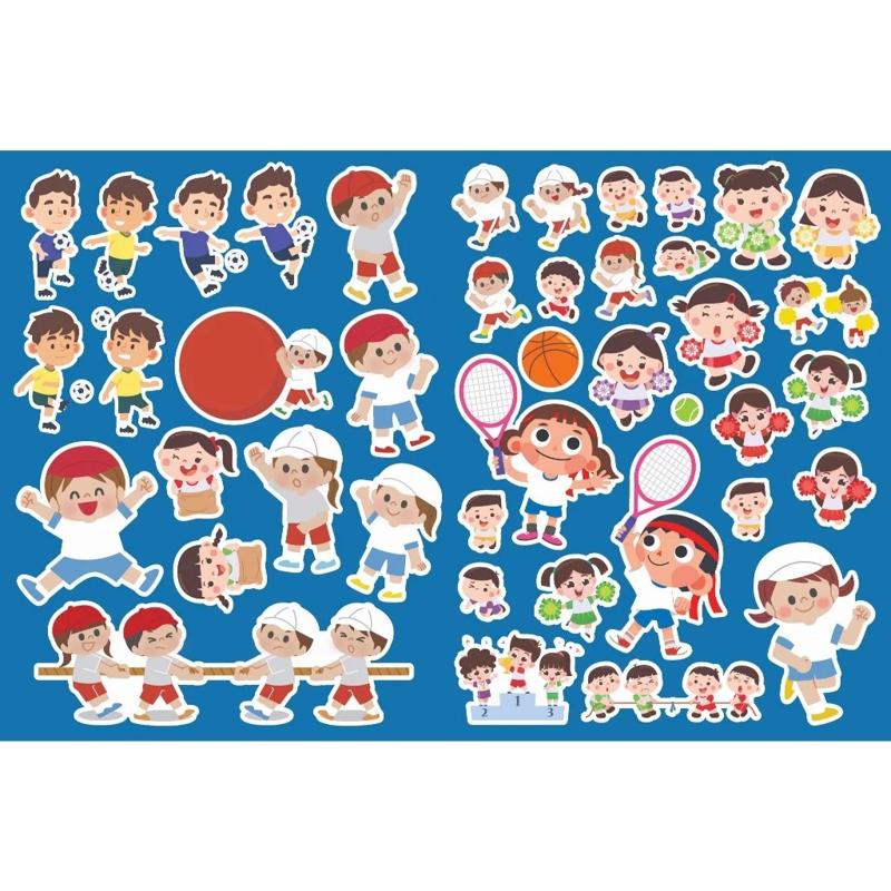 Trò Chơi Trang Trí Sticker - Bé Chơi Thể Thao