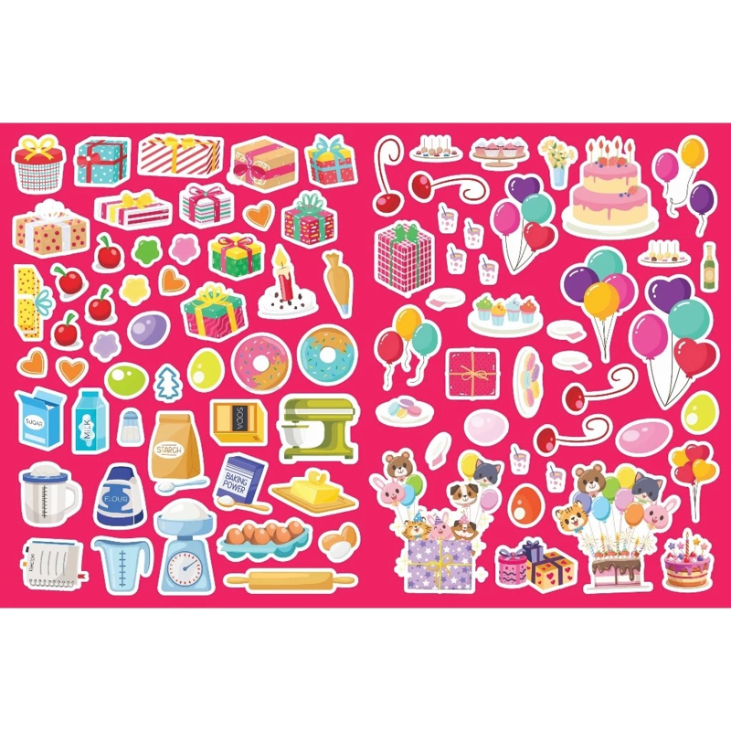 Trò Chơi Trang Trí Sticker - Bé Tham Gia Bữa Tiệc