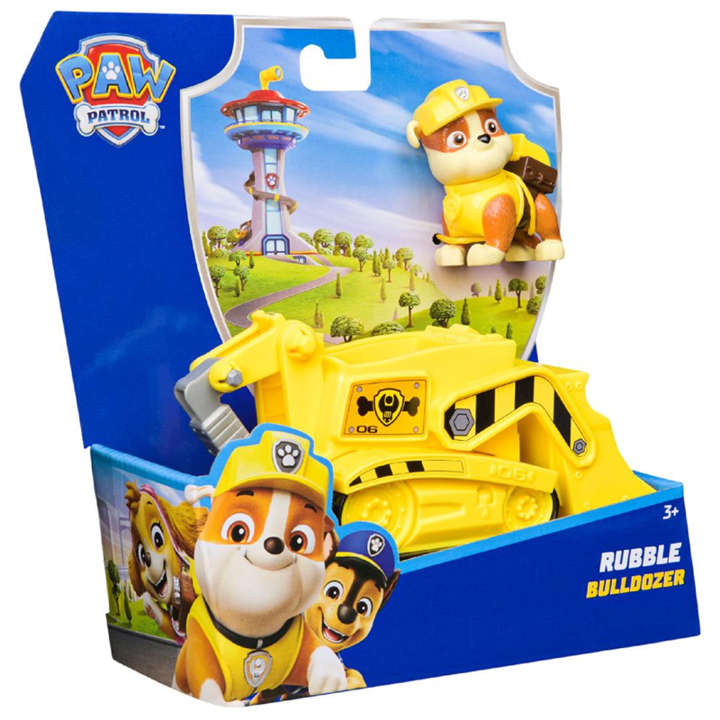 Paw Patrol Xe Cứu Hộ Cơ Bản Paw Patrol - Rubble V25 6071214 (Vta)