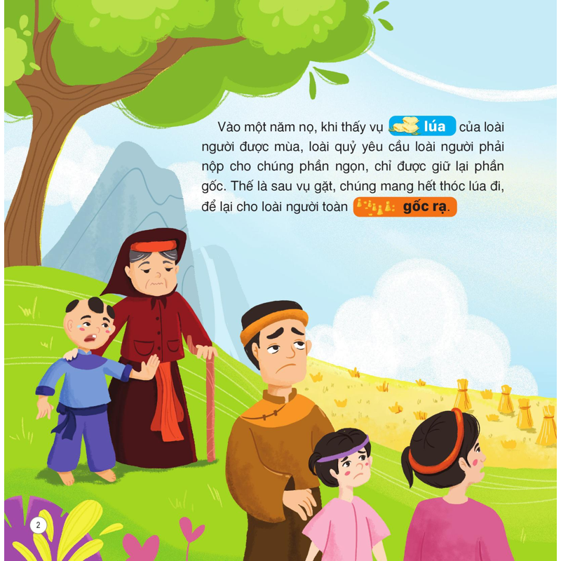 Truyện Cổ Tích Việt Nam - Sự Tích Cây Nêu Ngày Tết (Song Ngữ Anh - Việt)