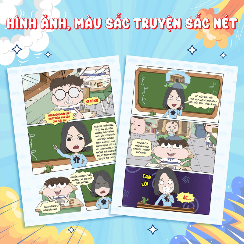 Truyện Tranh Lớp Học Xả Stress - Hỏi Bài Lúc Nửa Đêm