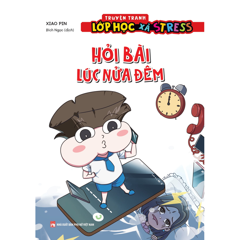 Truyện Tranh Lớp Học Xả Stress - Hỏi Bài Lúc Nửa Đêm