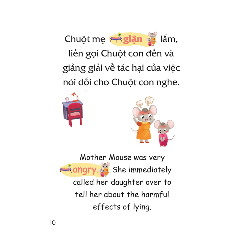 Truyện Tranh Sn V-A Cho Bé-Bé Ngoan Không Nói Dối