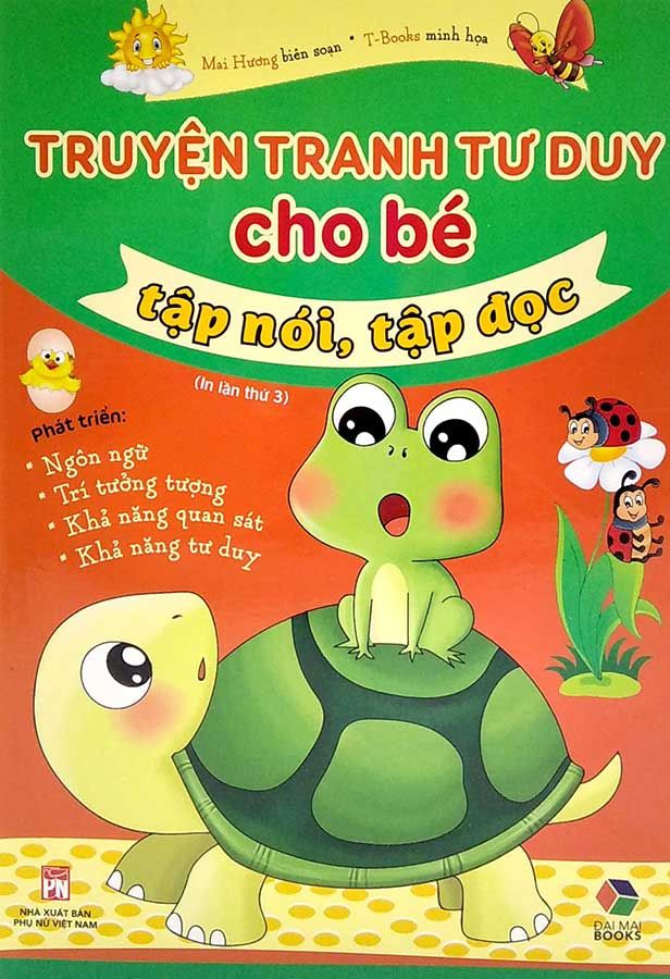Truyện Tranh Tư Duy Cho Bé Tập Nói, Tập Đọc (Tái bản năm 2023)