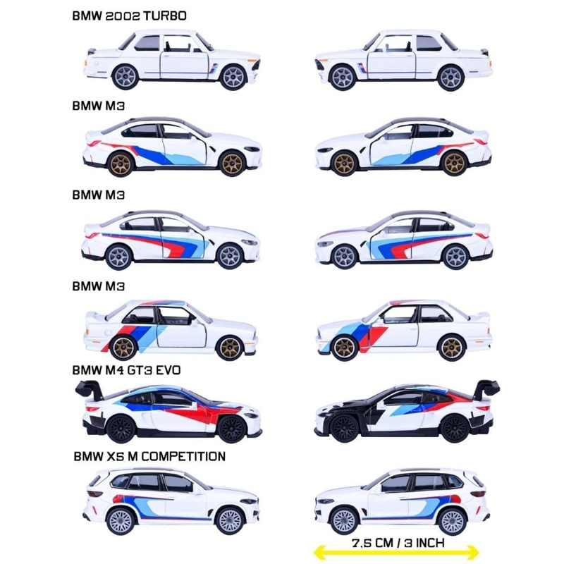 Majorette 8502101003 Đồ Chơi Xe Mô Hình BMW Deluxe Cars