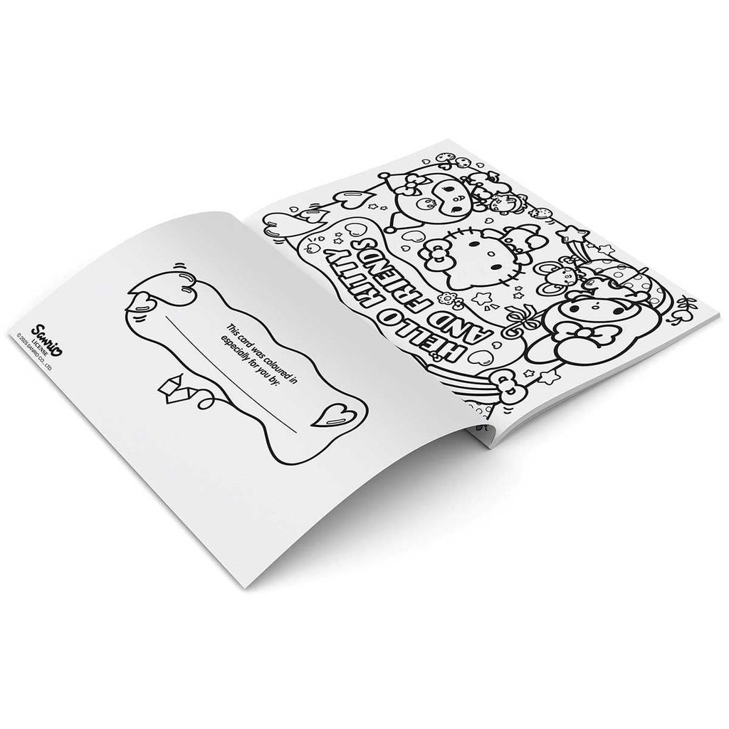 Hello Kitty and Friends - Colour-Your-Own Greeting Cards and Gift Tags