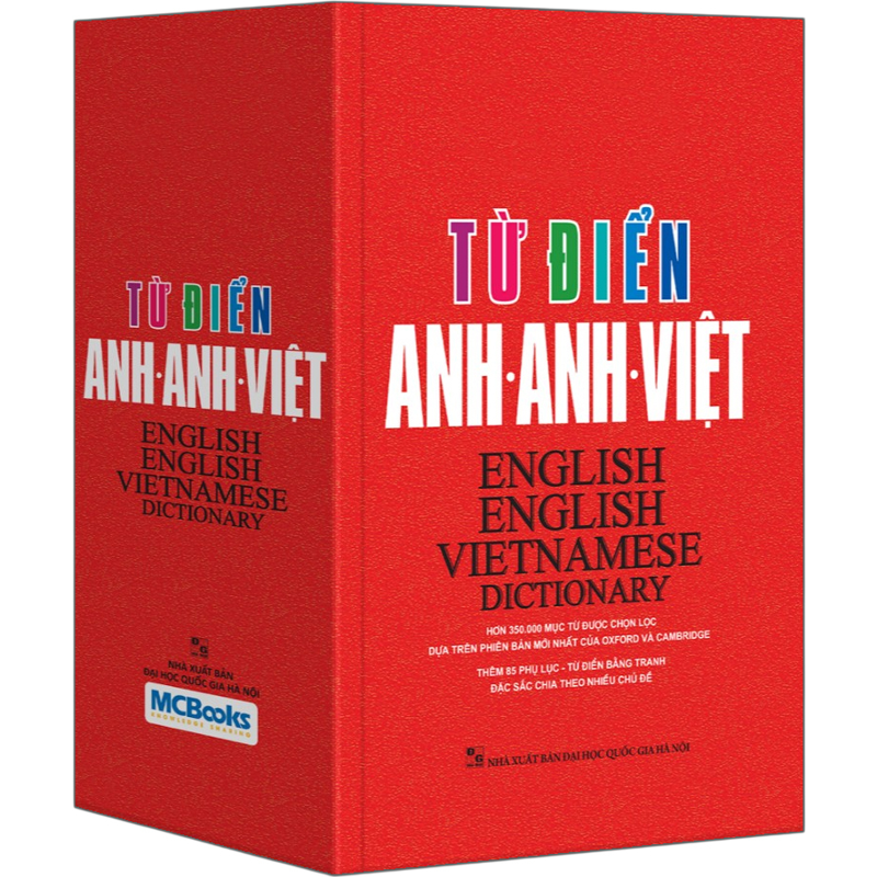Từ Điển Anh - Anh - Việt Bìa Cứng Đỏ (TB 2025)