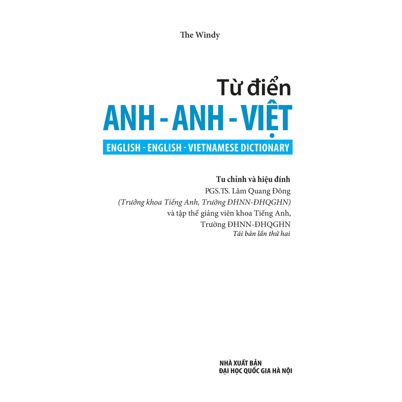 Từ Điển Anh - Anh - Việt Bìa Cứng Đỏ (TB 2025)