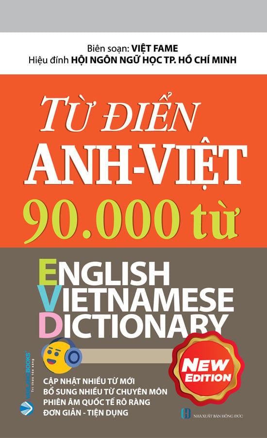 Từ Điển Anh-Việt 90.000 Từ (Tái bản năm 2024)