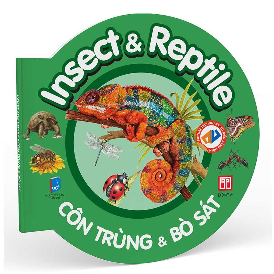 Từ Điển Bằng Hình Cho Bé - Côn Trùng Và Bò Sát (Song ngữ Anh-Việt)