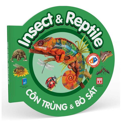 Từ Điển Bằng Hình Cho Bé - Côn Trùng Và Bò Sát (Song ngữ Anh-Việt)