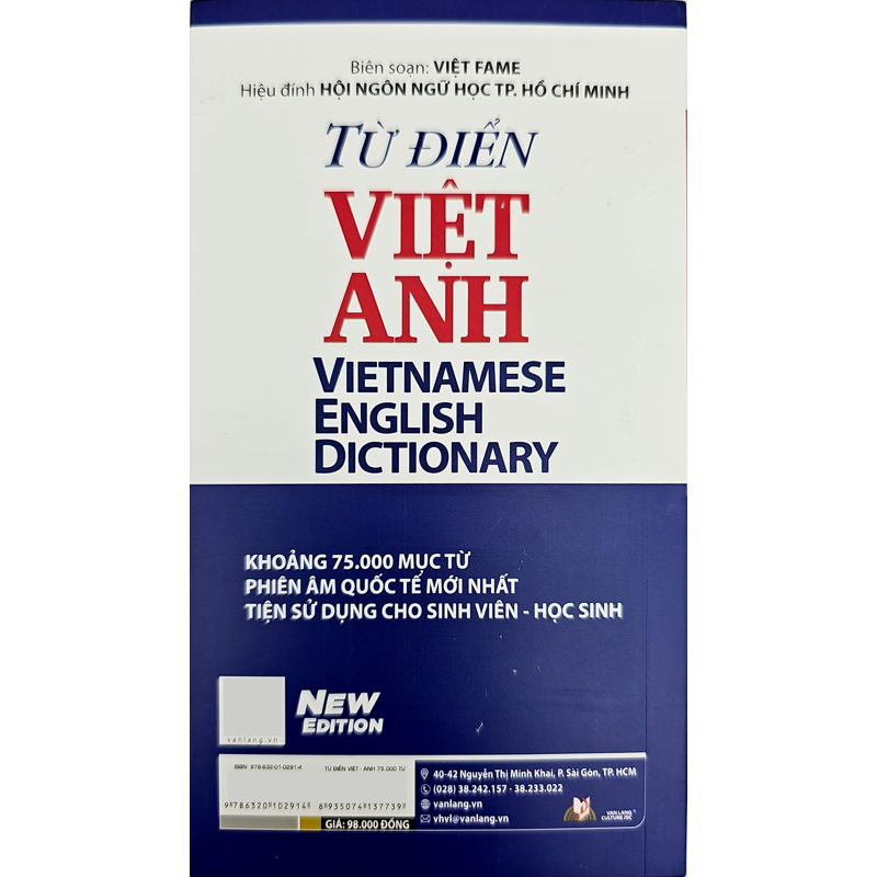 Từ Điển Việt Anh 75000 Từ