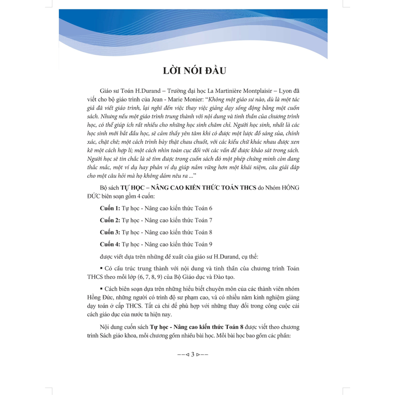 Tự Học Nâng Cao Kiến Thức Toán 8