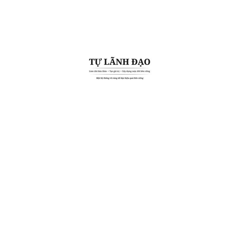 Tự Lãnh Đạo