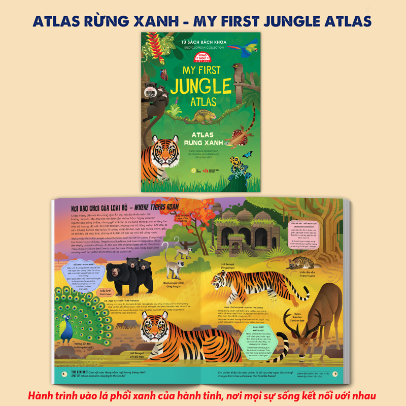 Tủ Sách Bách Khoa - Atlas Rừng Xanh (Song Ngữ Việt-Anh)