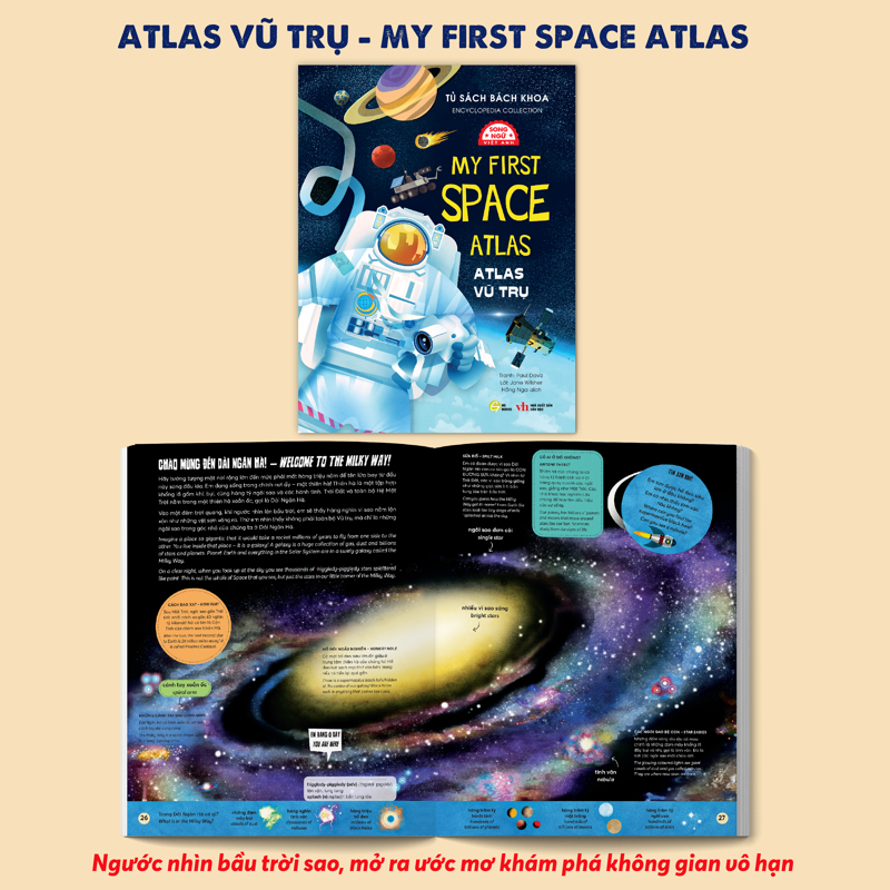 Tủ Sách Bách Khoa - Atlas Vũ Trụ (Song Ngữ Anh - Việt)
