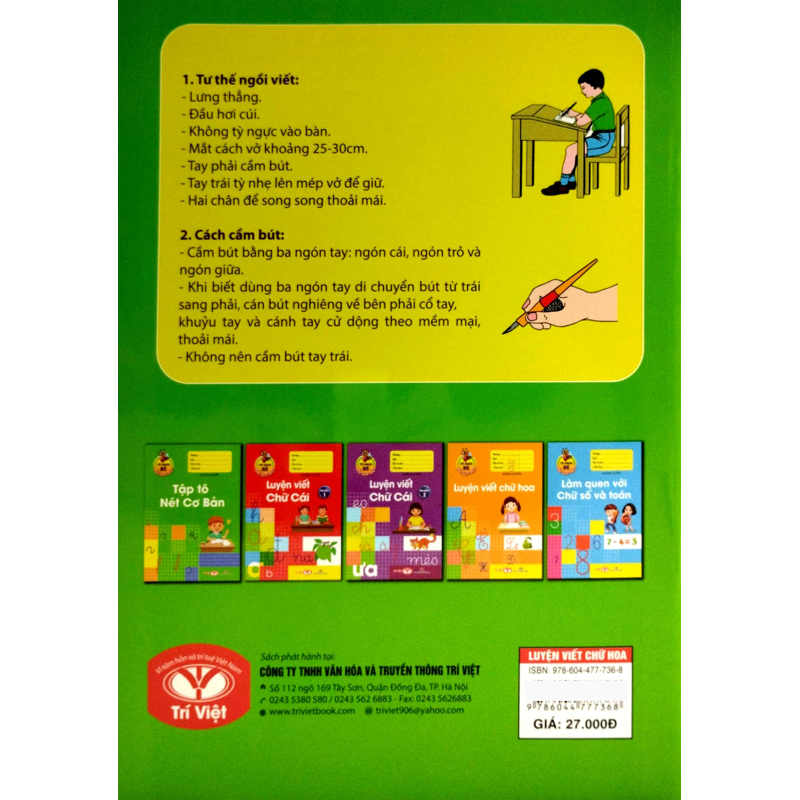 Tủ Sách Bé Vào Lớp Một - Luyện Viết Chữ Hoa