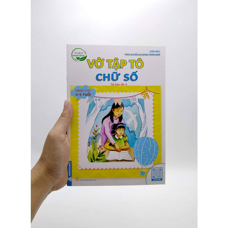 Tủ Sách Chồi Non Chăm Học - Vở Tập Tô Chữ Số (Trẻ 4-5 Tuổi)