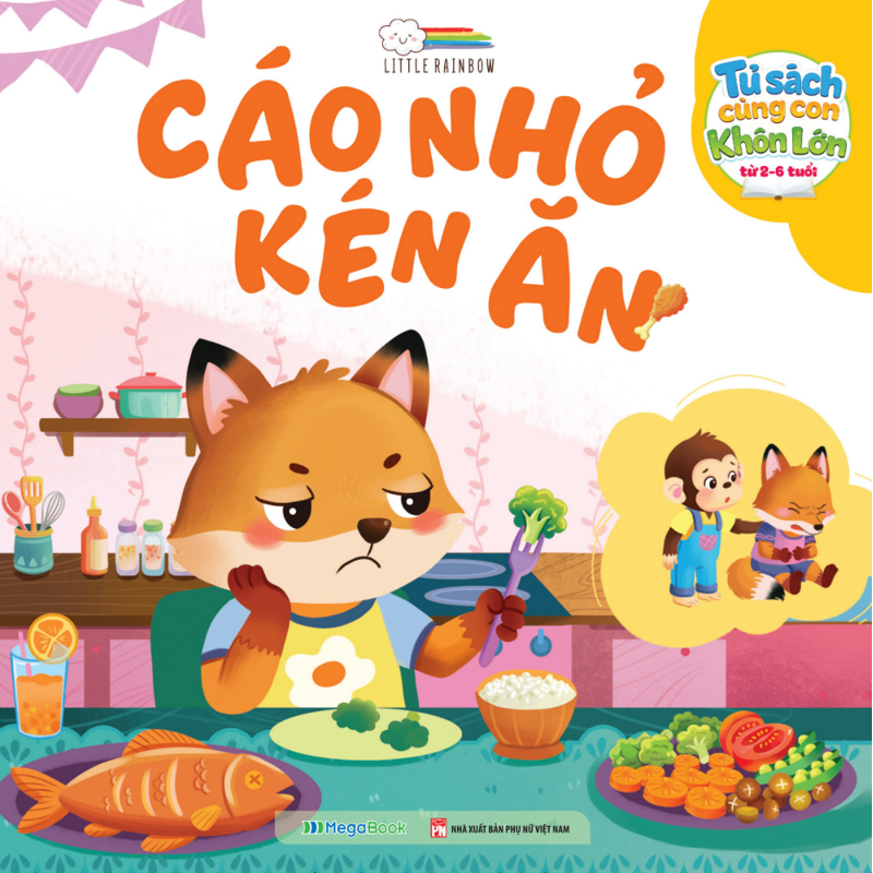 Tủ Sách Cùng Con Khôn Lớn Từ 2-6 Tuổi (Combo 6 Cuốn)
