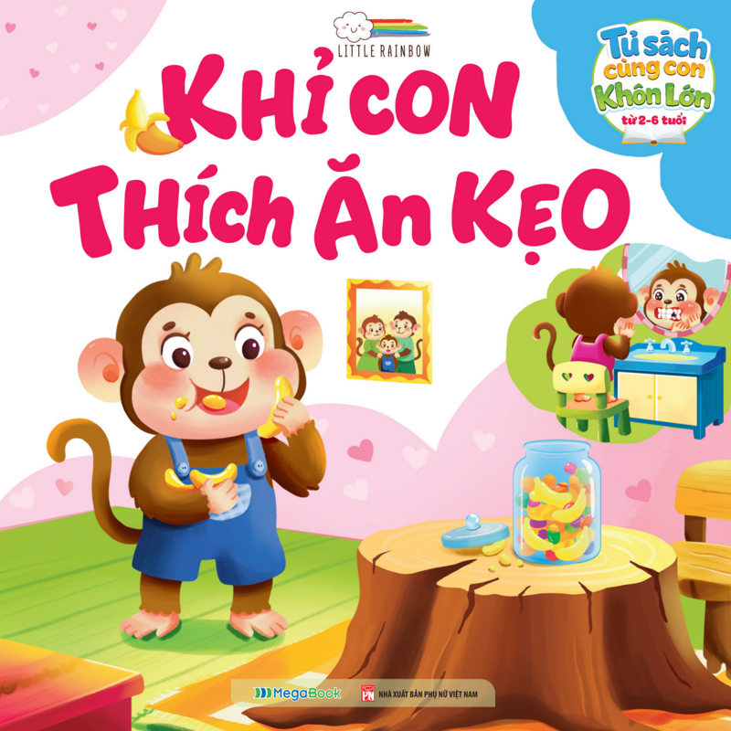 Tủ Sách Cùng Con Khôn Lớn Từ 2-6 Tuổi (Combo 6 Cuốn)