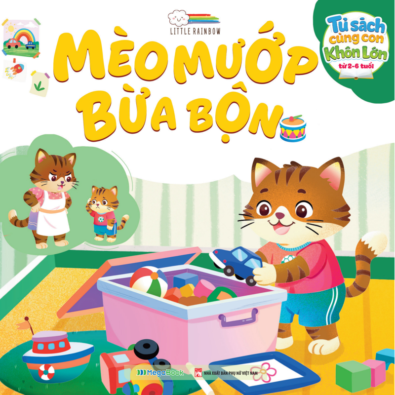 Tủ Sách Cùng Con Khôn Lớn Từ 2-6 Tuổi (Combo 6 Cuốn)
