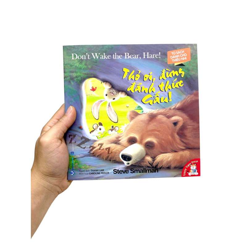 Tủ Sách Dành Cho Thiếu Nhi-Thỏ Ơi Đừng Đánh Thức Gấu