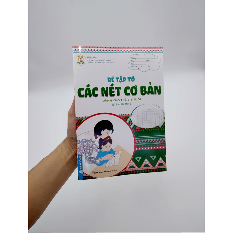 Tủ Sách Mầm Non-Bé Tập Tô Các Nét Cơ Bản (Trẻ 5-6 Tuổi)