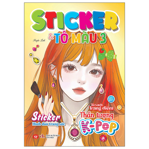 Tủ Sách Trang Điểm Thần Tượng K-Pop Sticker & Tô Màu 3