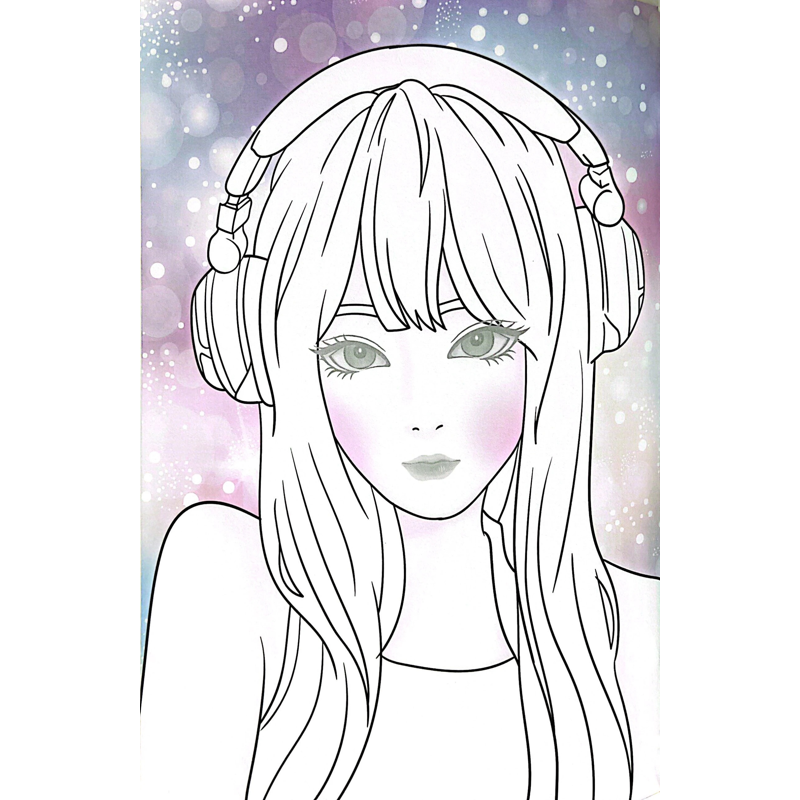 Tủ Sách Trang Điểm Thần Tượng K-Pop Sticker & Tô Màu 3