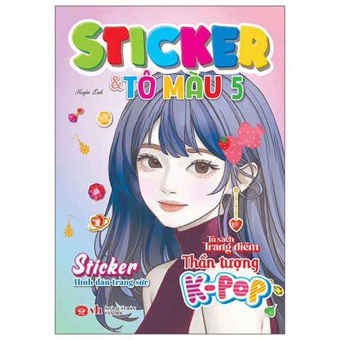 Tủ Sách Trang Điểm Thần Tượng K - Pop Sticker & Tô Màu 4