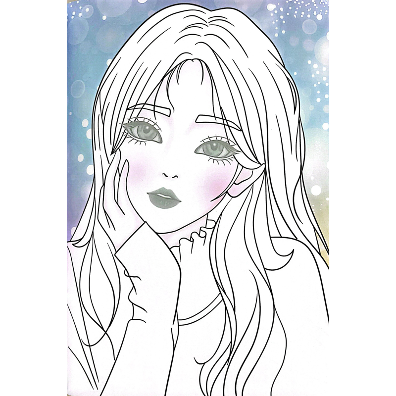 Tủ Sách Trang Điểm Thần Tượng K-POP Sticker & Tô Màu 5