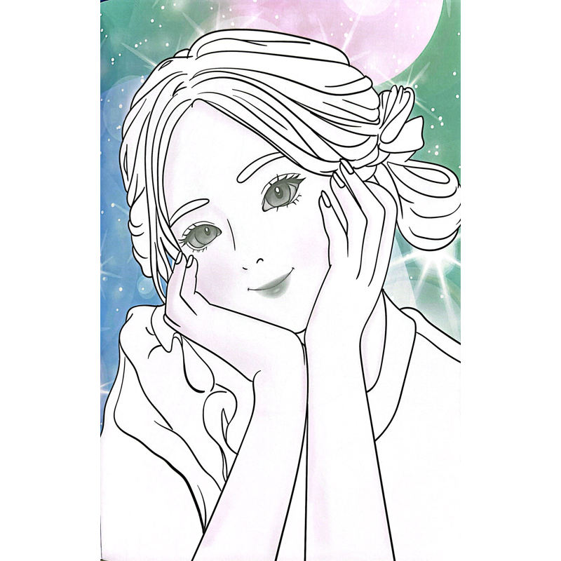 Tủ Sách Trang Điểm Thần Tượng K - Pop Sticker Và Tô Màu 5