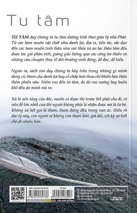 Tu Tâm - Sáng Suốt Để Giữ Mình, Tĩnh Tâm Để Nghĩ Xa