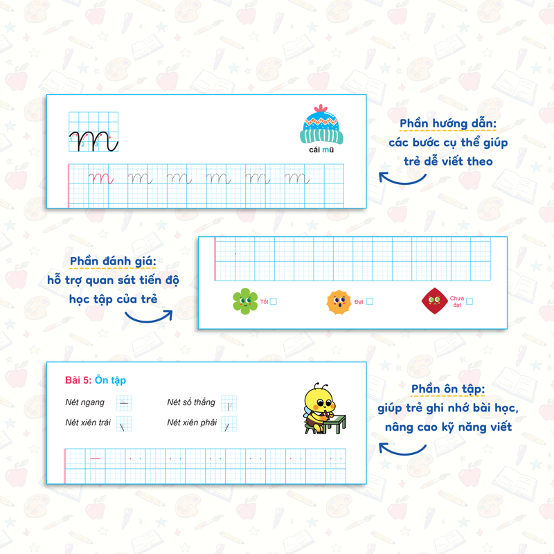 Tự Tin Vào Lớp 1 - Luyện Tập Tô Nét Cơ Bản