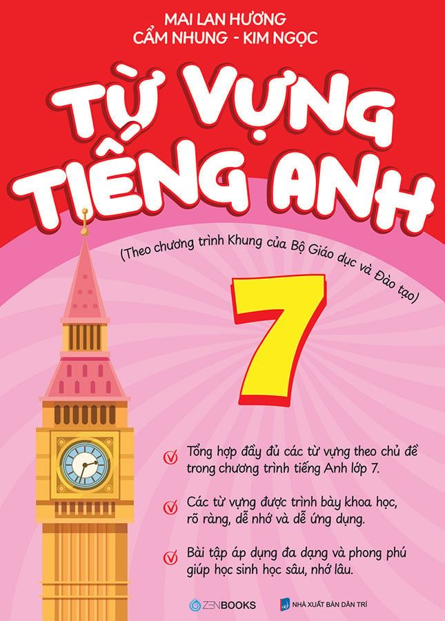 Từ Vựng Tiếng Anh Lớp 7