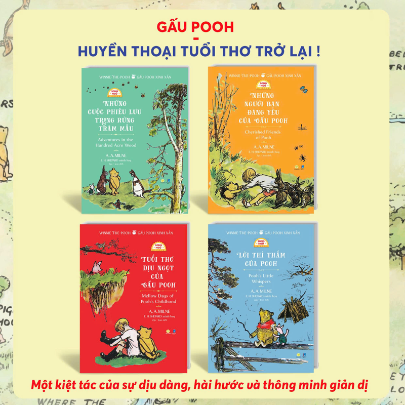 Tuổi Thơ Dịu Ngọt Của Gấu Pooh (Song Ngữ Việt Anh)